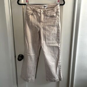 PAIGE Women's White and Pink Jeans